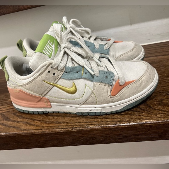 Nike Dunk Low Disrupt 2 Easter DV3457-100 Pastel White Women’s Size - Picture 2 of 5